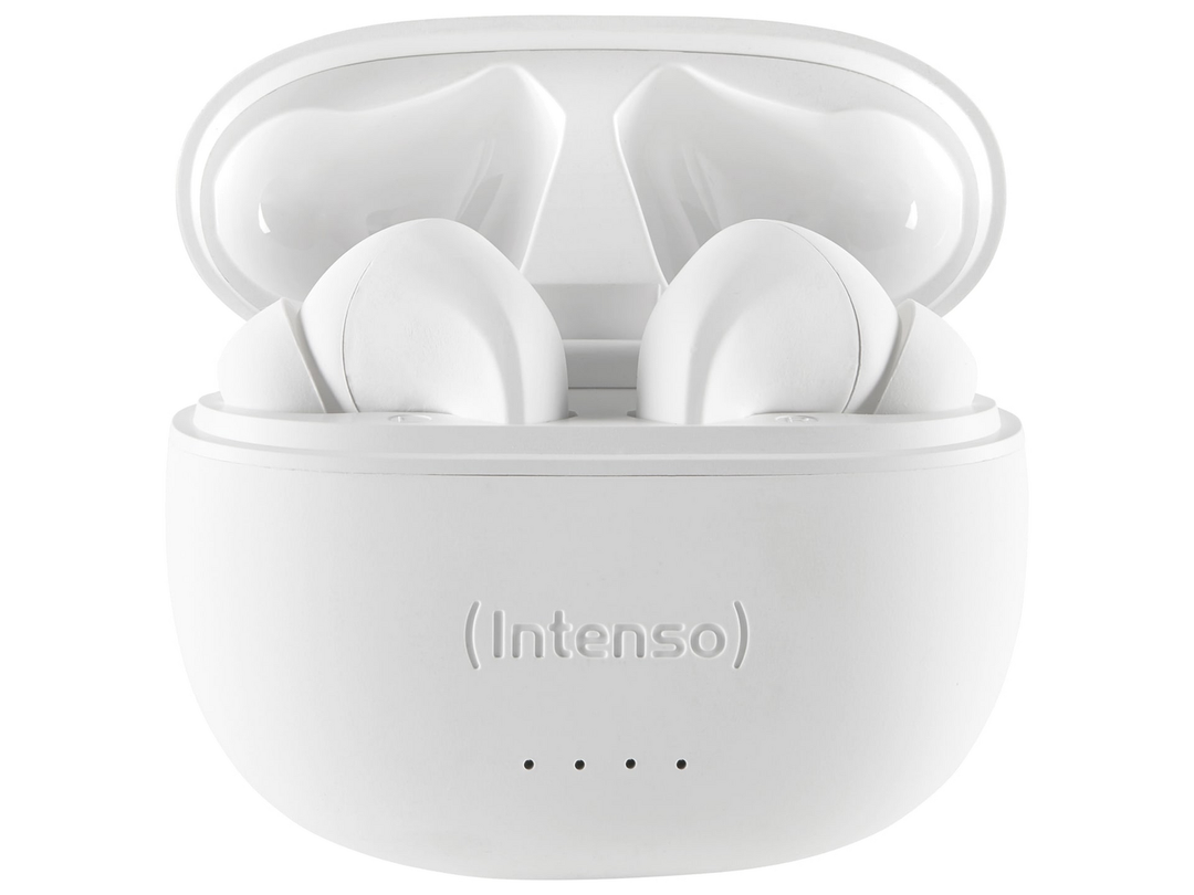 Intenso In Ear Kopfhörer Buds T302 A Headset Weiß Noise Cancelling Earphones B-Ware - 4034303033027