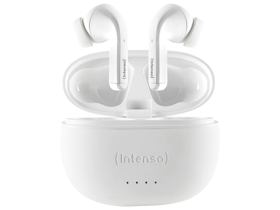 Intenso In Ear Kopfhörer Buds T302 A Headset Weiß Noise Cancelling Earphones B-Ware - 4034303033027