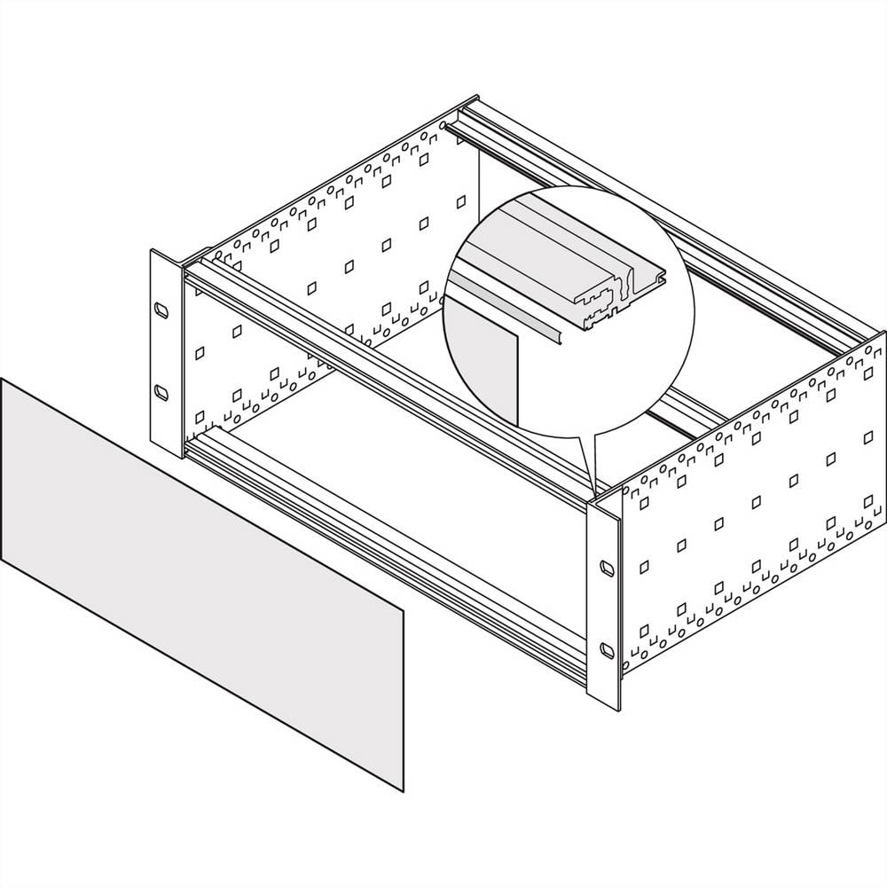 SCHROFF EMV-Dichtung Kontaktstreifen 24560235 Dichtung 2 St Schwarz - 4036088070259