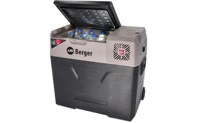 B-Ware Berger Kühlbox Kühltruhe Kompressor Box Trolley Rollen 49 Liter Camping Auto - 4036231076565