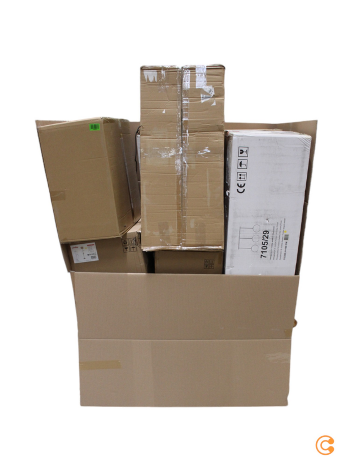 Retourenwaren  D-Ware Defekte Ungeprüfte Retouren Sonderposten Mischware Lampe Leuchte 12 Teile - nicht zutreffend