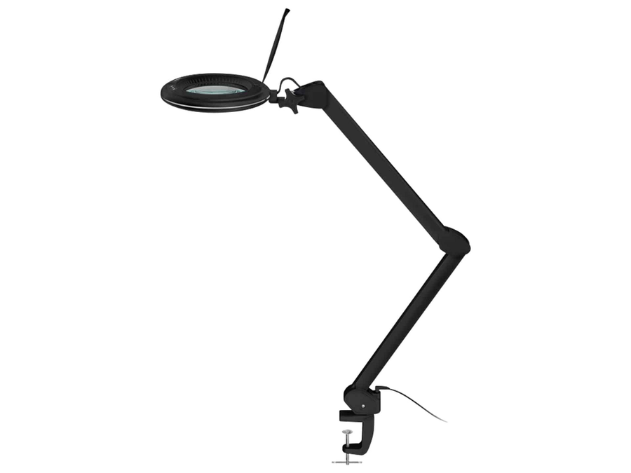 Goobay Led Klemmleuchte Lupenlampe Arbeitsplatzleuchte 10 W 800lm Dimmbar Schwarz B-Ware - 4040849649868