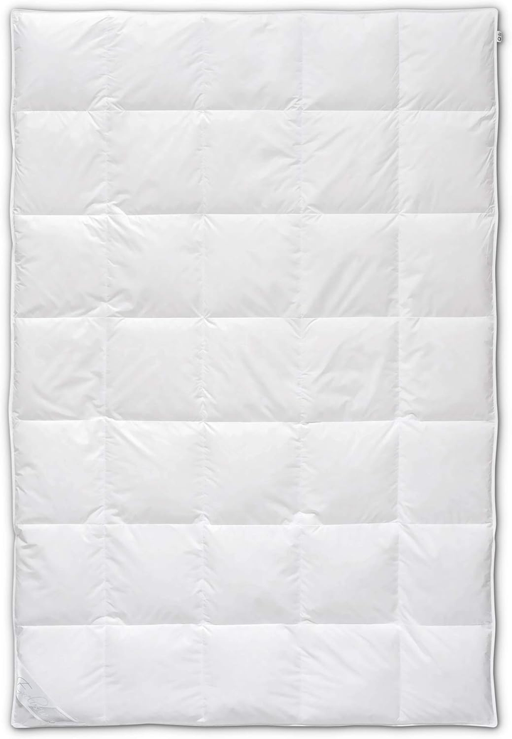 Böhmerwald Daunendecke Bettdecke Gänsedaunen 135x200cm Weiß Kassetten Warm  B-Ware - 4041134011988