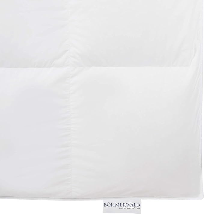 Böhmerwald Daunendecke Bettdecke Daunen Decke 1000g 155x220cm Warm 16 18°C  B-Ware - 4041134280117