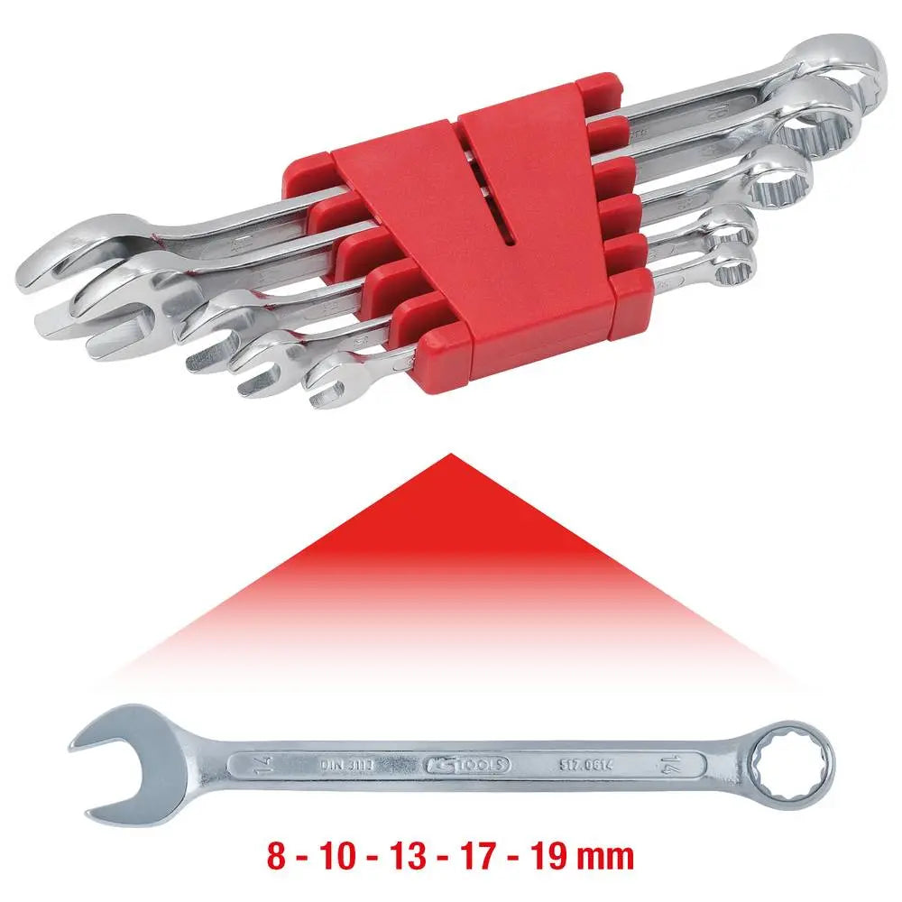 B-Ware Ks Tools Ring Maulschlüssel Satz Schraubenschlüssel Set Cv 5 Teilig Metrisch - 4042146036204