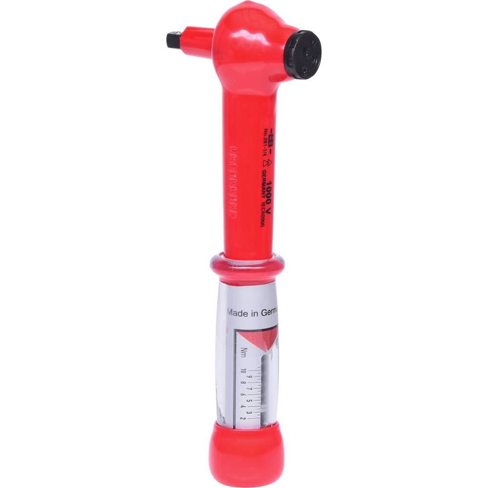 KS Tools Drehmomentschlüssel Ratsche Mini 1 4 Zoll Schutzisolierung Umschaltkopf - 4042146306925