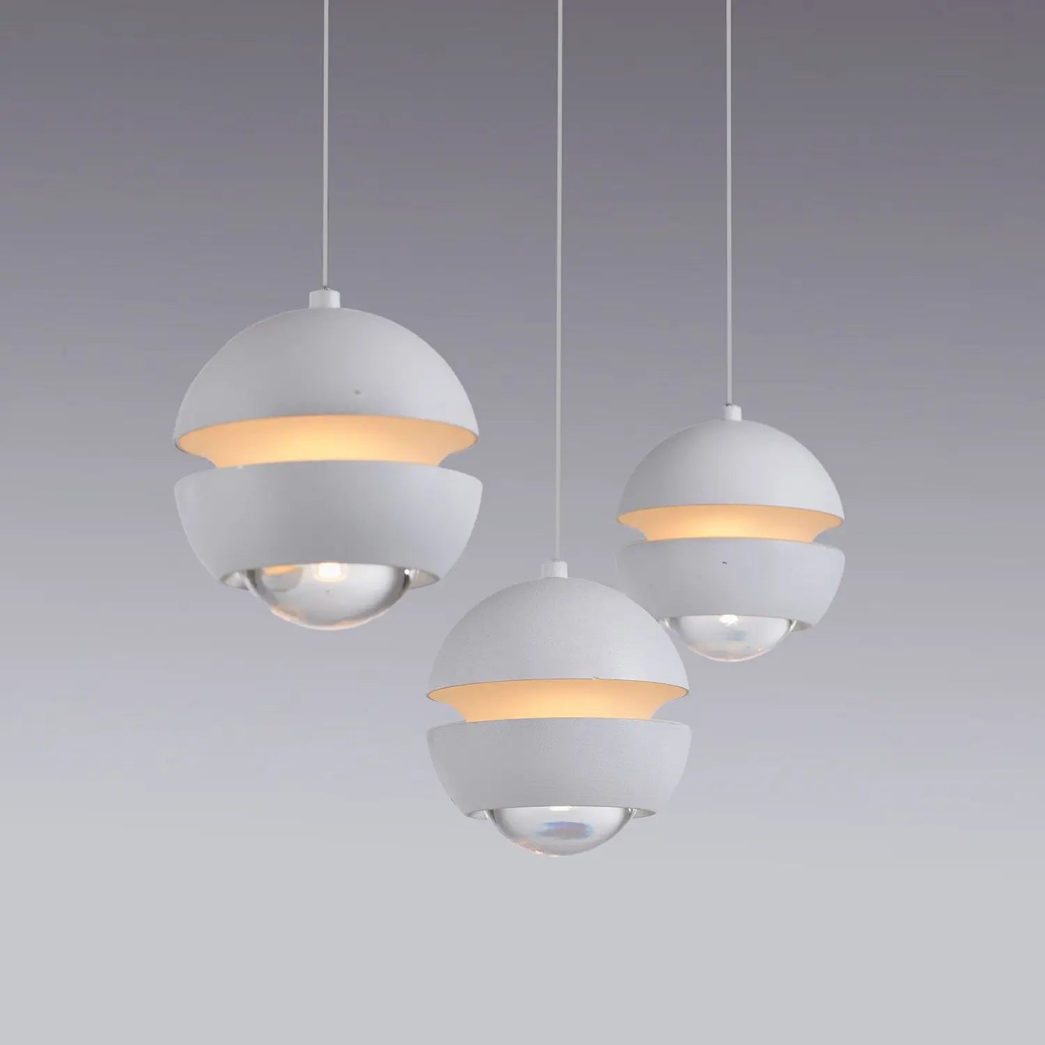 B-Ware Schöner Wohnen Pendelleuchte Hängelampe Led Lini Höhenverstellbar Dimmbar Weiß - 4043689018047