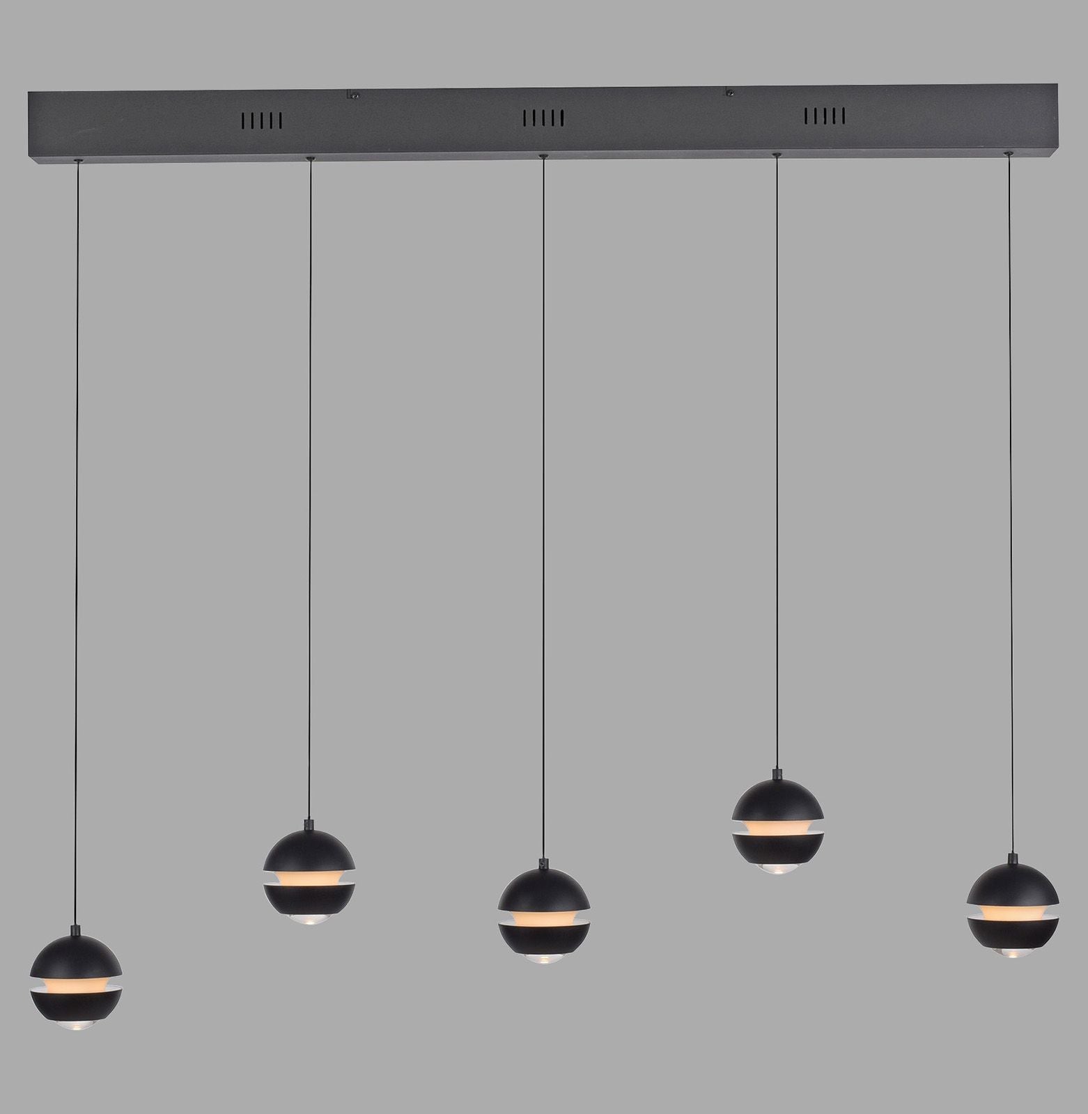 SCHÖNER WOHNEN Pendelleuchte Hängelampe LED LINI verstellbar dimmbar schwarz - 4043689018078
