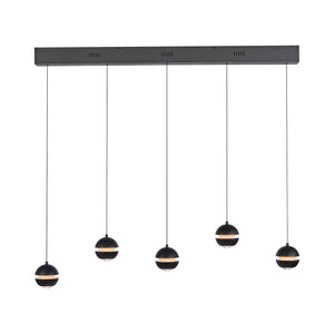 B-Ware SCHÖNER WOHNEN Pendelleuchte Hängelampe LED LINI verstellbar dimmbar schwarz
