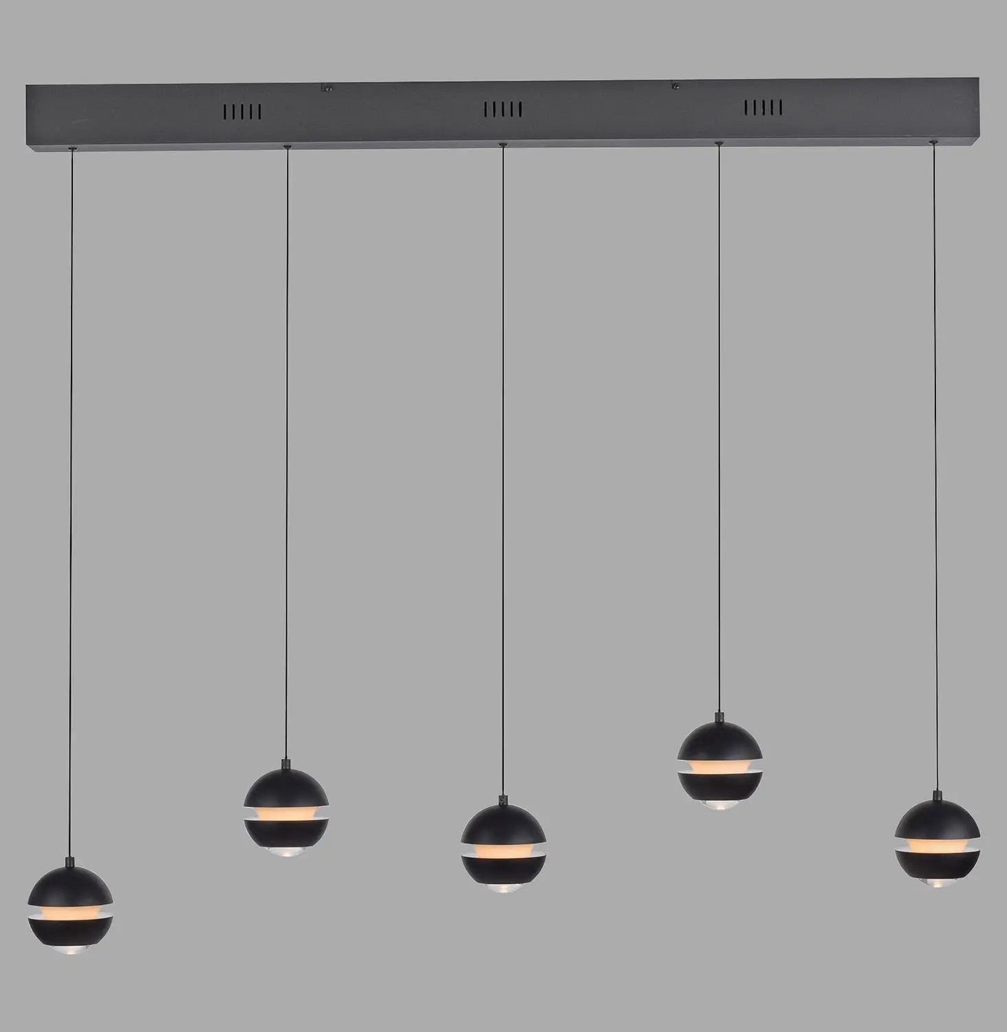 B-Ware Schöner Wohnen Pendelleuchte Hängelampe Led Lini Verstellbar Dimmbar Schwarz - 4043689018078