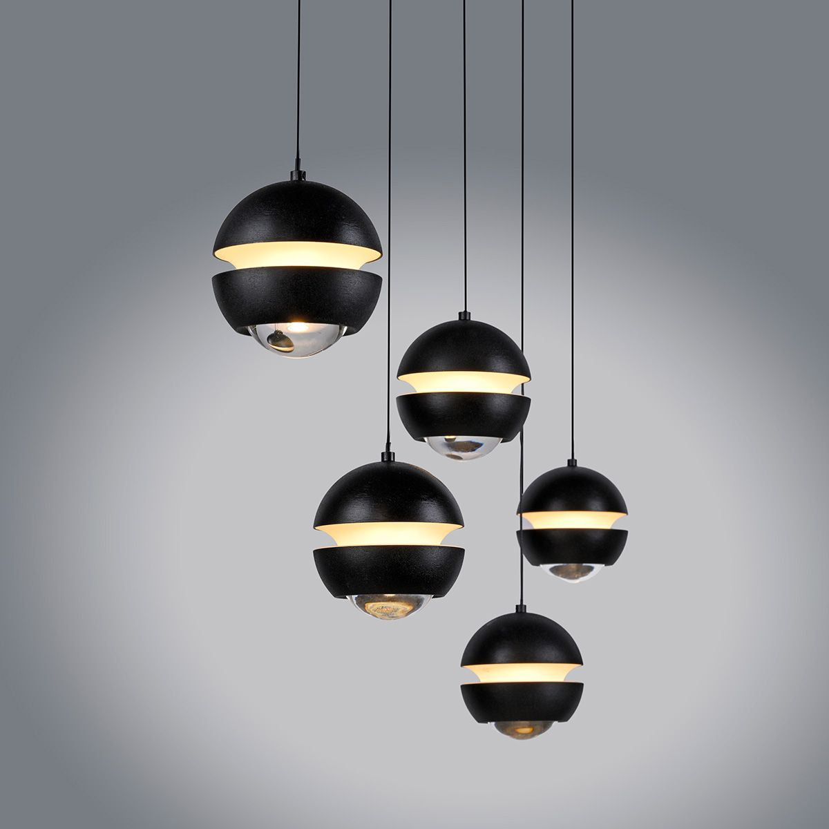 SCHÖNER WOHNEN Pendelleuchte Hängelampe LED LINI verstellbar dimmbar schwarz - 4043689018078