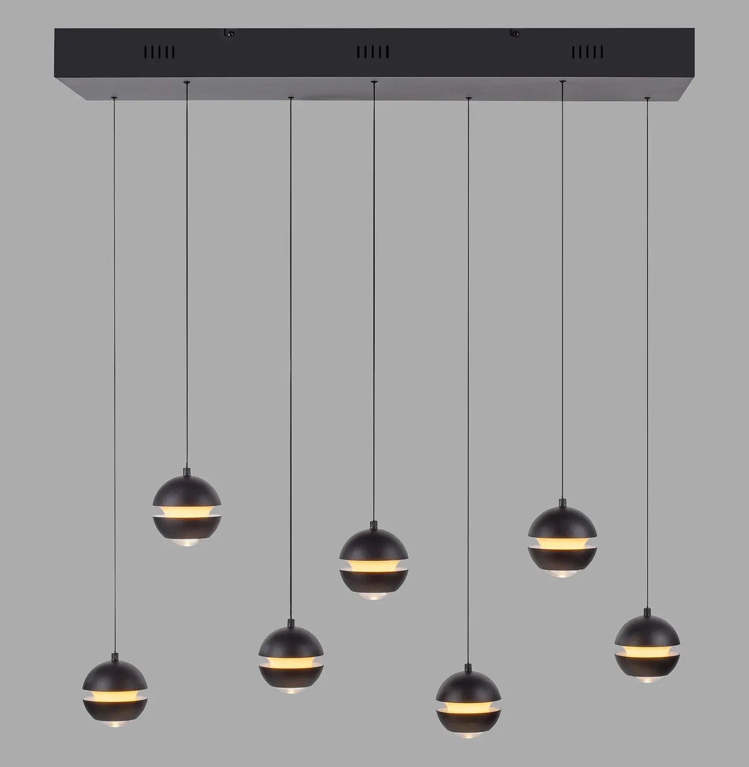 B-Ware Schöner Wohnen Pendelleuchte Hängelampe Led Lini Dimmbar Höhenverstellbar 7 Flg - 4043689018092