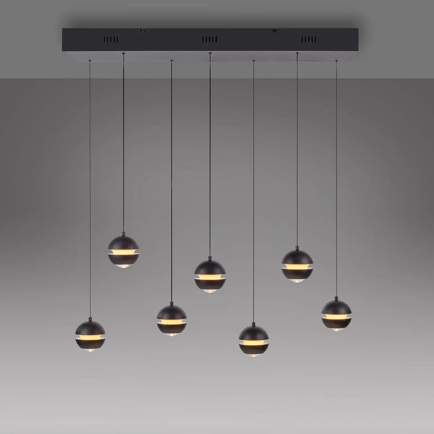 B-Ware Schöner Wohnen Pendelleuchte Hängelampe Led Lini Dimmbar Höhenverstellbar 7 Flg - 4043689018092