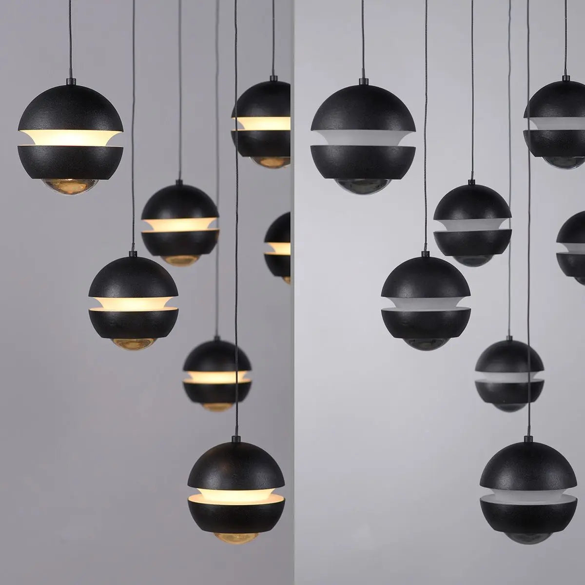 B-Ware Schöner Wohnen Pendelleuchte Hängelampe Led Lini Dimmbar Höhenverstellbar 7 Flg - 4043689018092