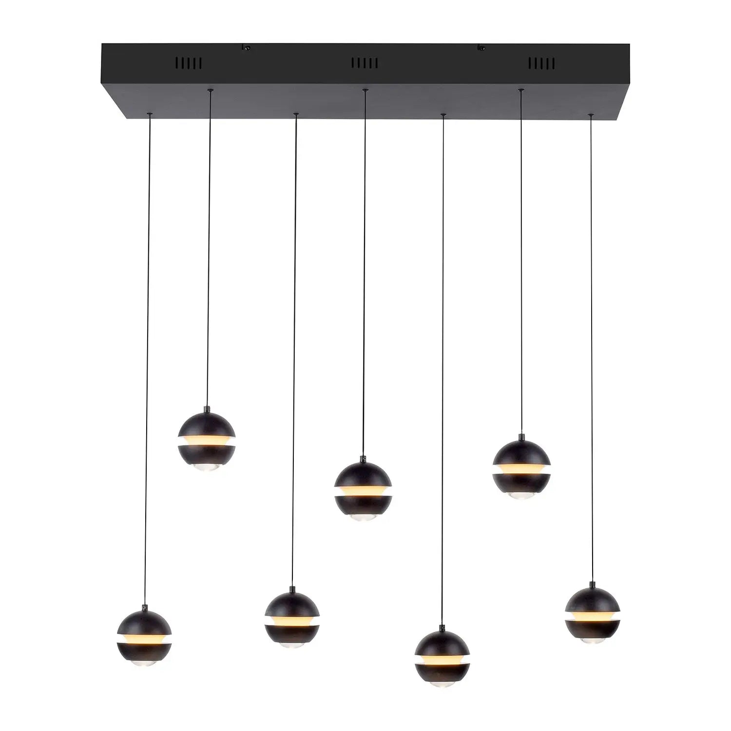 B-Ware Schöner Wohnen Pendelleuchte Hängelampe Led Lini Dimmbar Höhenverstellbar 7 Flg - 4043689018092