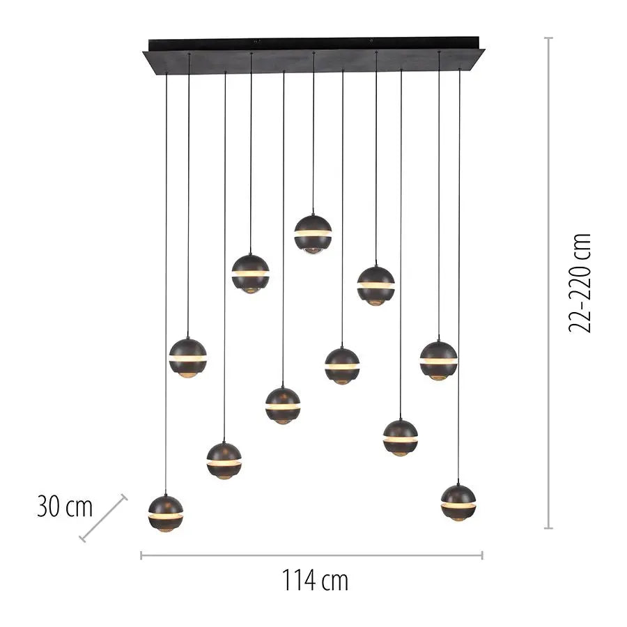 B-Ware Schöner Wohnen Pendelleuchte Hängelampe Led Lini Dimmbar Siehe Text/Foto - 4043689018139