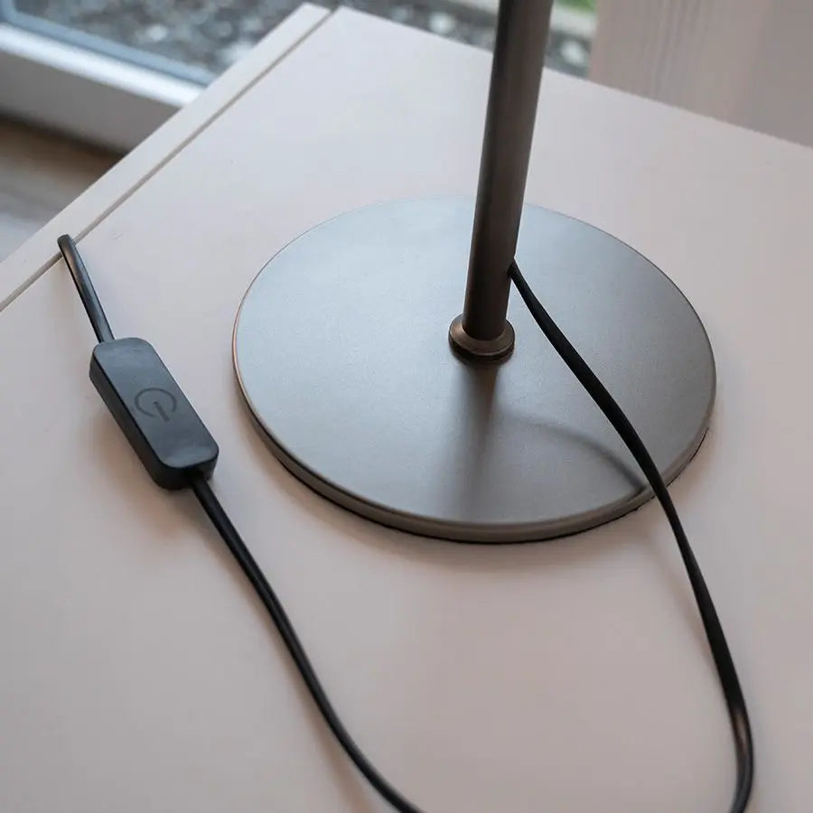B-Ware Schöner Wohnen Tischleuchte Lampe Led Posh Grau Rauchglas Schnurdimmer Warmweiß - 4043689018443