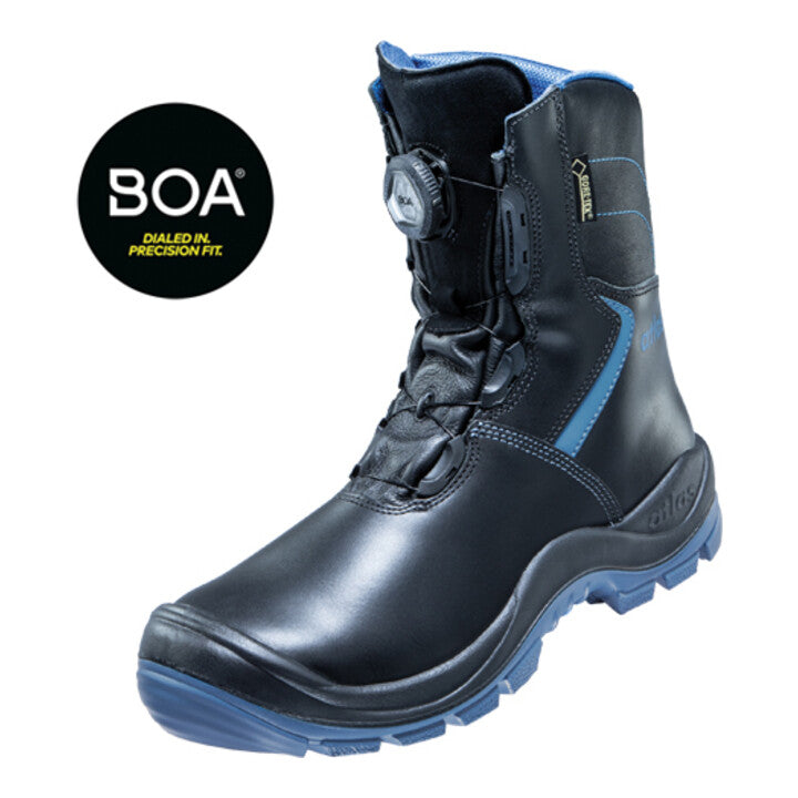 Atlas Stiefel Boots GTX  985 XP Thermo royalblau schwarz S3 Weite 10 Größe 43 - 4043692347035