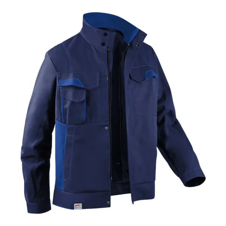 B-Ware Kübler Image Dress Jacke Arbeitsjacke Jacke Dunkelblau Kornblumenblau Größe 26 - 4043849682705