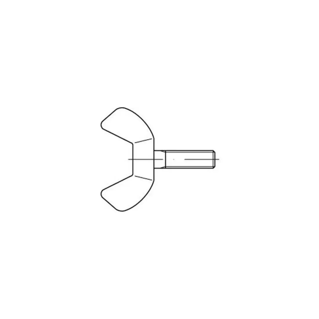 B-Ware Flügelschraube Flügelschrauben Schraube Edelstahl A2 Din 316 M4 30 Mm 100 Stück - 4043952072073