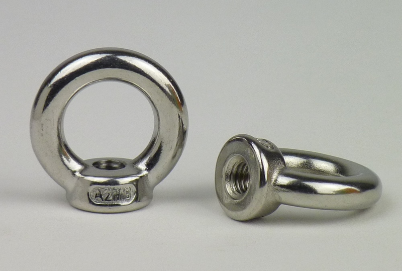 B-Ware Reyher Ringmutter Mutter Din 582 M16 A2 Edelstahl Gegossen 5er Set - 4043952110003