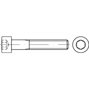 B-Ware Spartex Zylinderschraube Innensechskantschraube Din912 M20 X210 8.8 Zn 10 Stück - 4043952179116