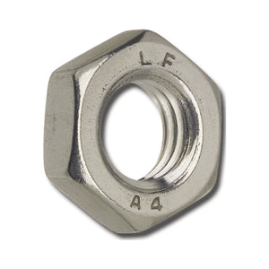 B-Ware Edelstahl Sechskantmutter Mutter Iso4035 M10 Flach Din439 2 100 Stück