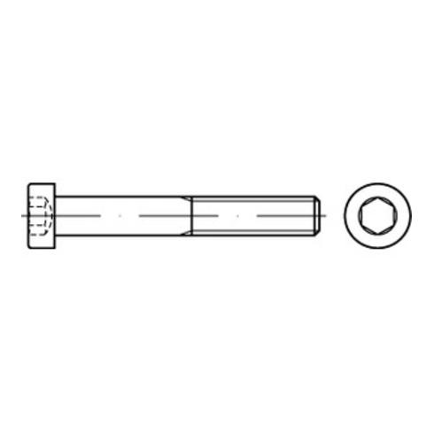 Din 7984 Zylinderkopfschraube Schaftschraube M8x55 Stahl 8.8 200 Stück  B-Ware - 4043952547076