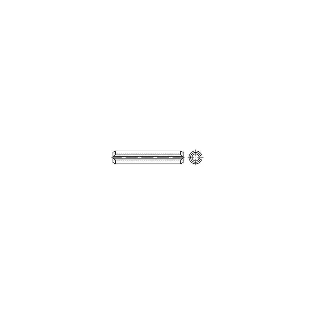 B-Ware Din Normteile Spannstifte Federstifte Iso 8752 Edelstahl 5x40 Blank 200 Stück - 4043952595763