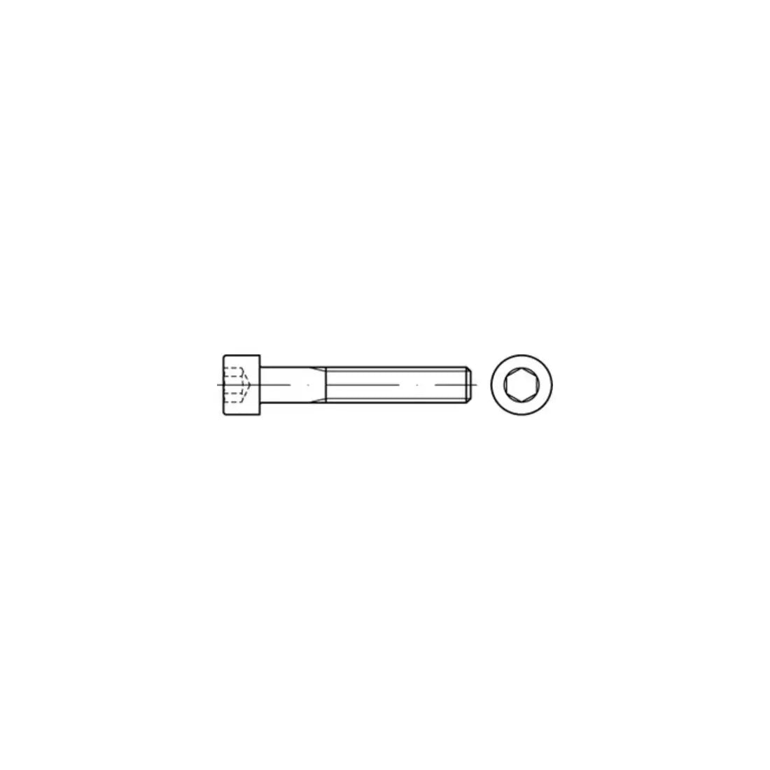 B-Ware Schrauben Zylinderschrauben Innensechskant Iso 4762 8.8 M8 X 20 Fl Zn 200 Stück - 4043952784587