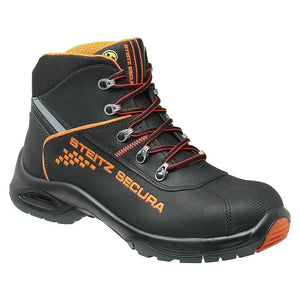 B-Ware Steitz Secura Sicherheitshalbstiefel Arbeitsschuh Esd Glattleder Xb S3 Größe 45