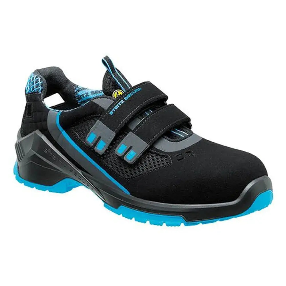 B-Ware Steitz Secura Sicherheitssandale Sandale Herren Schwarz Blau S1 P W Xb Größe 46 - 4044348643877