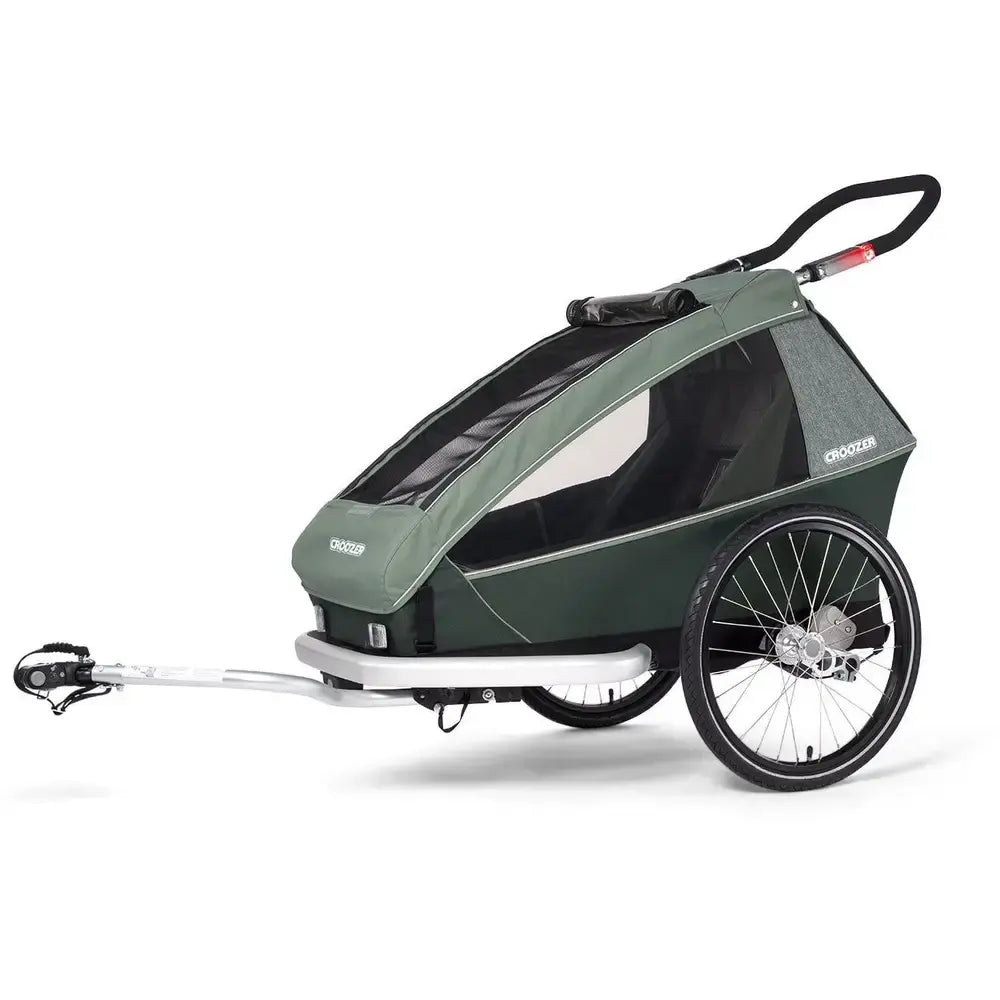 B-Ware Croozer Kid Vaaya 1 Fahrradanhänger Transporter Kinderanhänger Einzelsitz Grün - 4044494151622