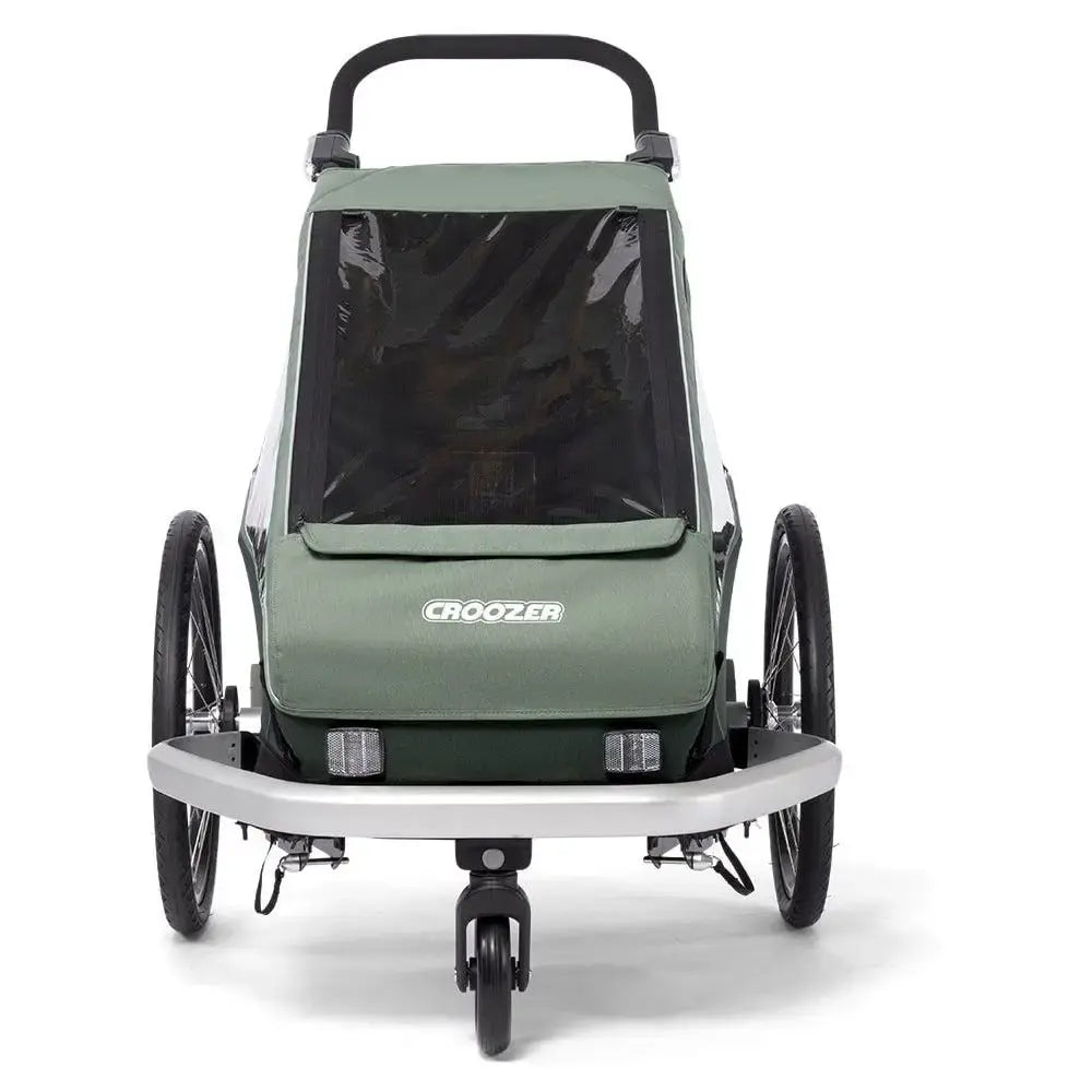 B-Ware Croozer Kid Vaaya 1 Fahrradanhänger Transporter Kinderanhänger Einzelsitz Grün - 4044494151622