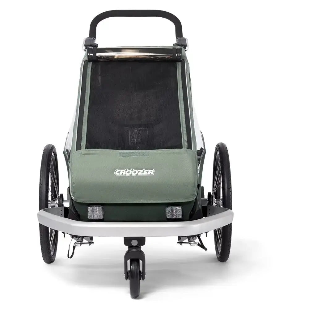 B-Ware Croozer Kid Vaaya 1 Fahrradanhänger Transporter Kinderanhänger Einzelsitz Grün - 4044494151622