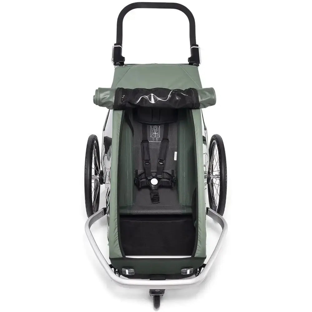 B-Ware Croozer Kid Vaaya 1 Fahrradanhänger Transporter Kinderanhänger Einzelsitz Grün - 4044494151622