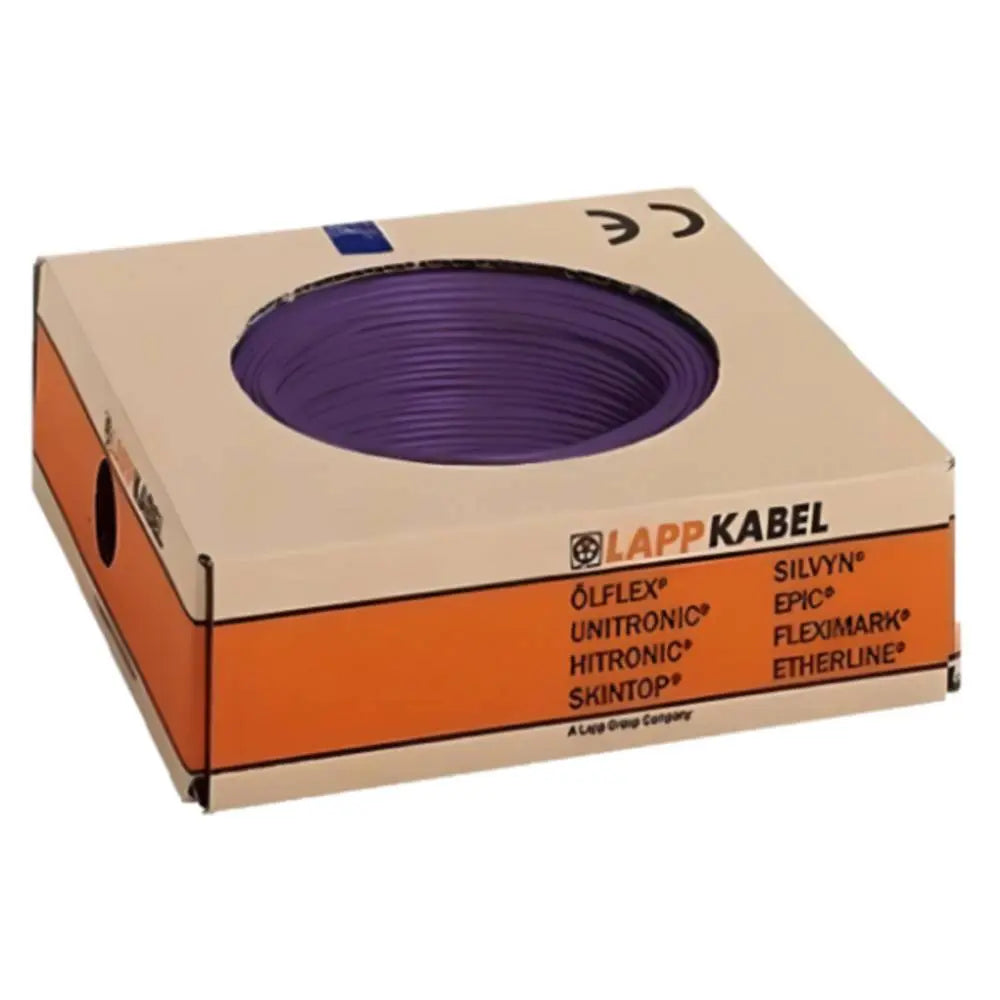 B-Ware Lapp Kabel Aderleitung Einzelader H07 V K 1x1,5 Vt Violett Pvc Kupfer 1 Meter - 4044774702858