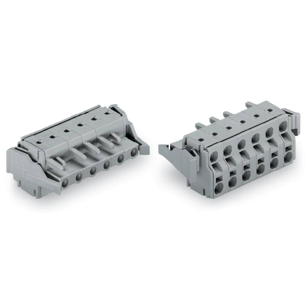 WAGO Buchsengehäuse Kabel Stecker Verbinder Grau 9polig 231 7,50 mm 25 Stück - 4044918563888