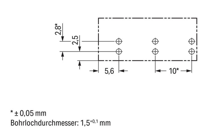 Wago 770 803 Buchse Für Leiterplatten Netz Steckverbinder Gerade 3 Polig Schwarz B-Ware
