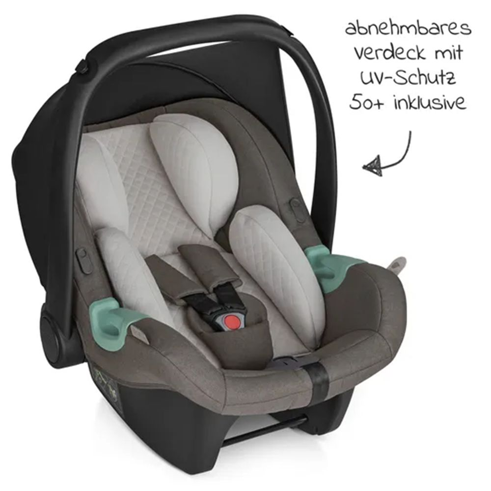 Abc Design Babyschale Autositz Tulip Inkl. Zusatzverdeck I Size Diamond Herb B-Ware