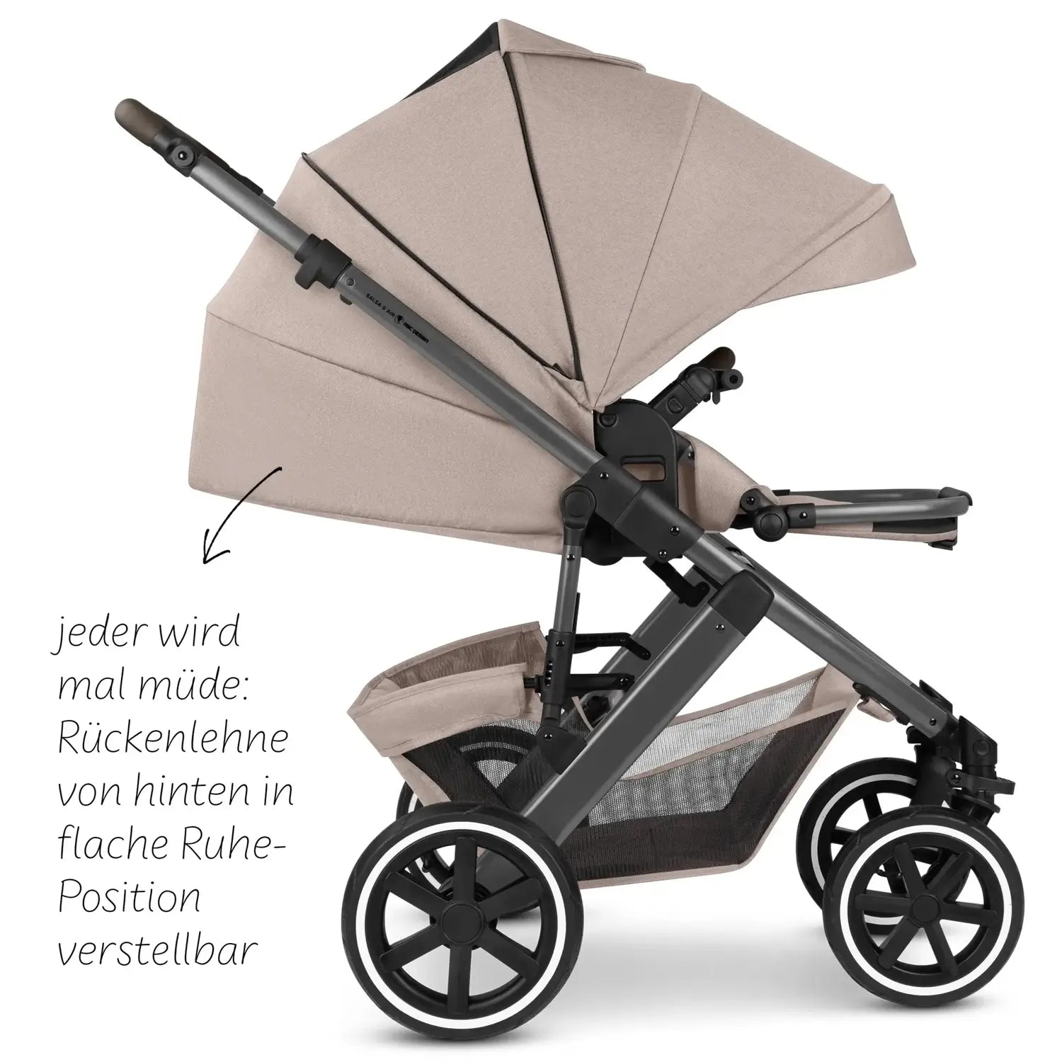 B-Ware Abc Design Kinderwagen Kombikinderwagen Buggy Salsa 5 Air Camel - 4045875072307