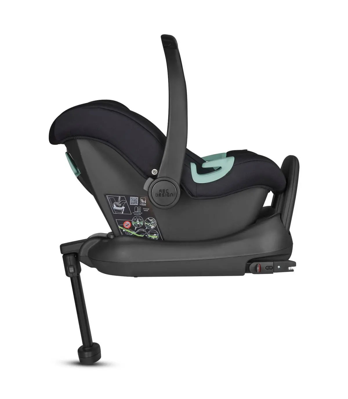 B-Ware Abc Design Babyschale Kindersitz Tulip Autositz I Size Schwarz - 4045875106811