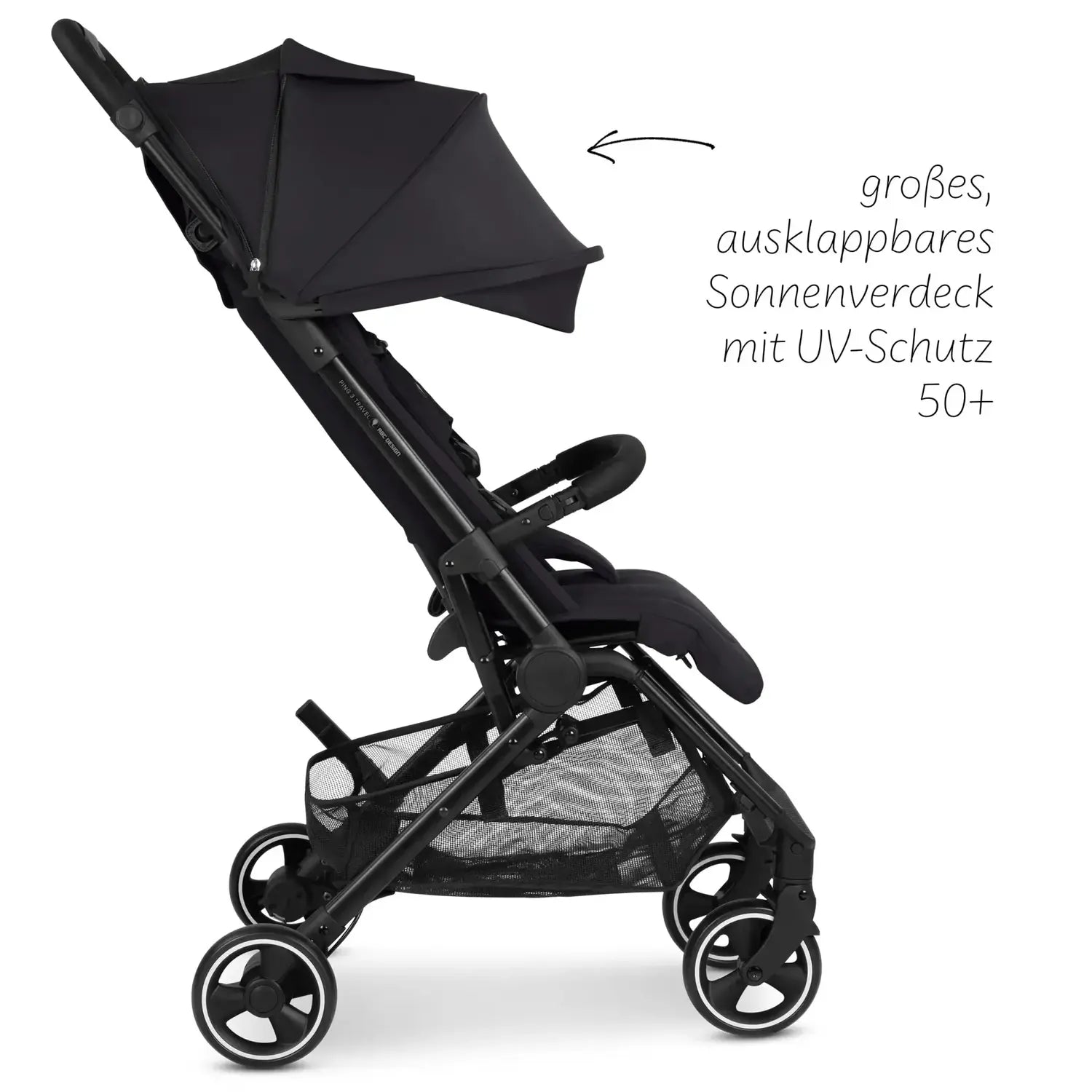 B-Ware Abc Design Reisebuggy Kinderwagen Buggy Ping 3 Travel Sitz Einheit Korb Coal - 4045875174247