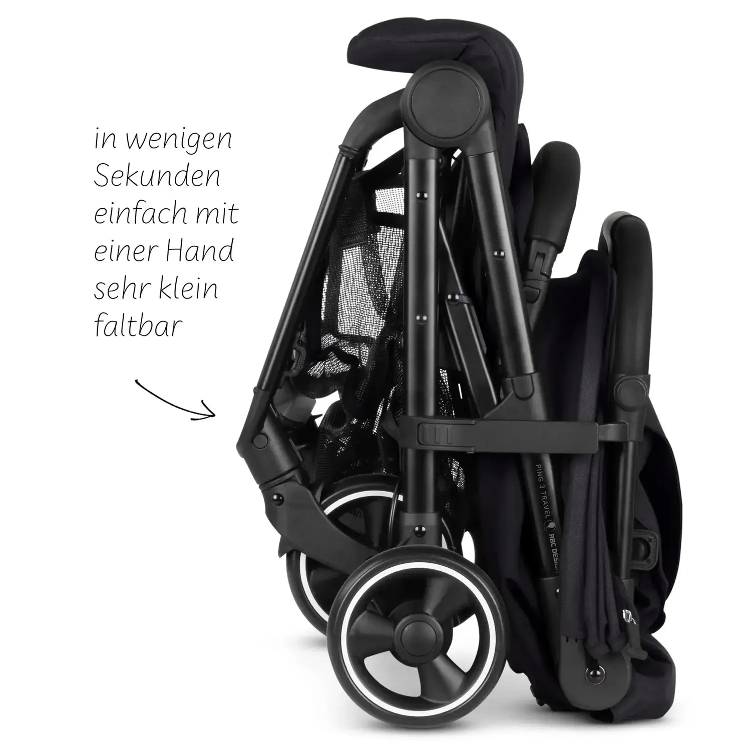 B-Ware Abc Design Reisebuggy Kinderwagen Buggy Ping 3 Travel Sitz Einheit Korb Coal - 4045875174247