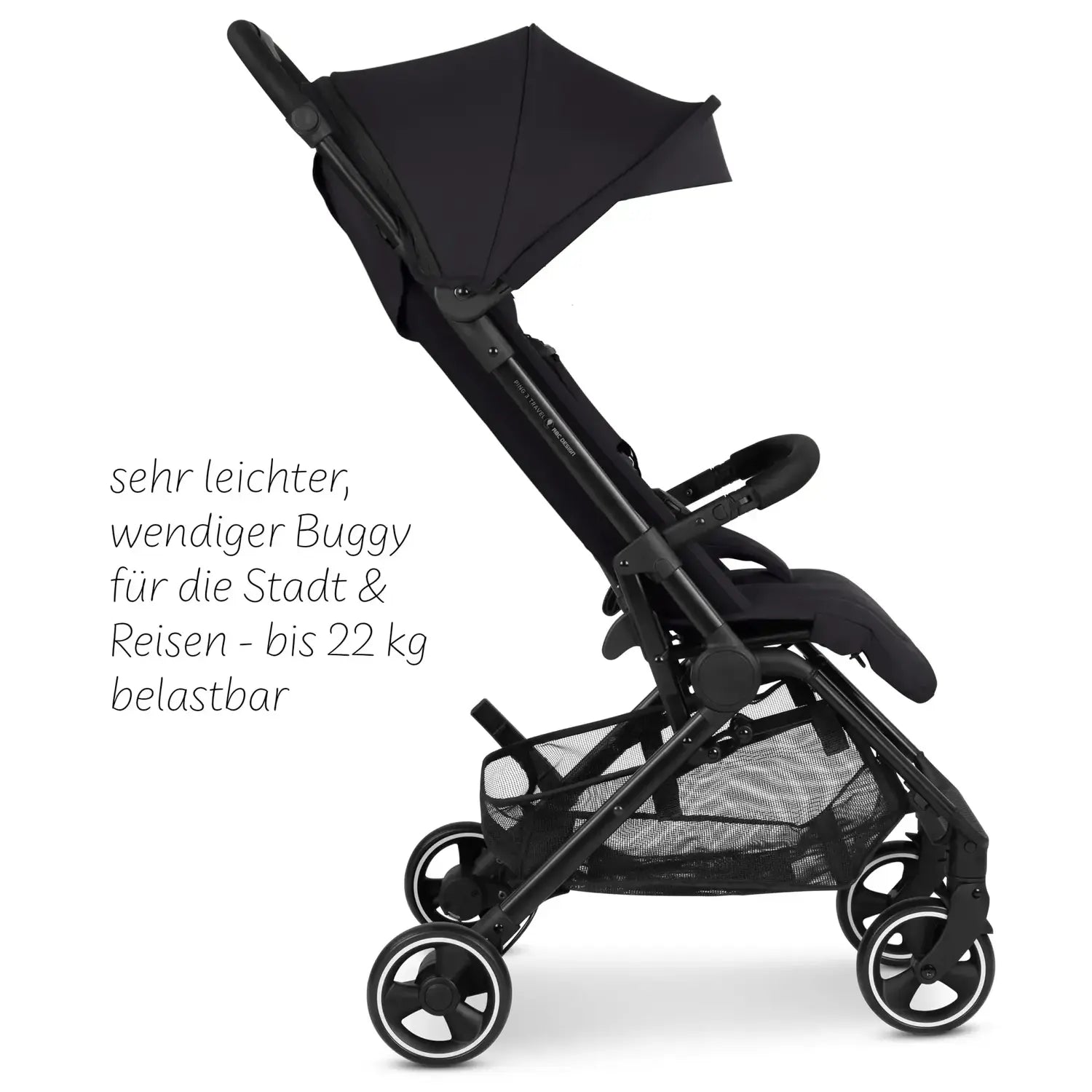 B-Ware Abc Design Reisebuggy Kinderwagen Buggy Ping 3 Travel Sitz Einheit Korb Coal - 4045875174247