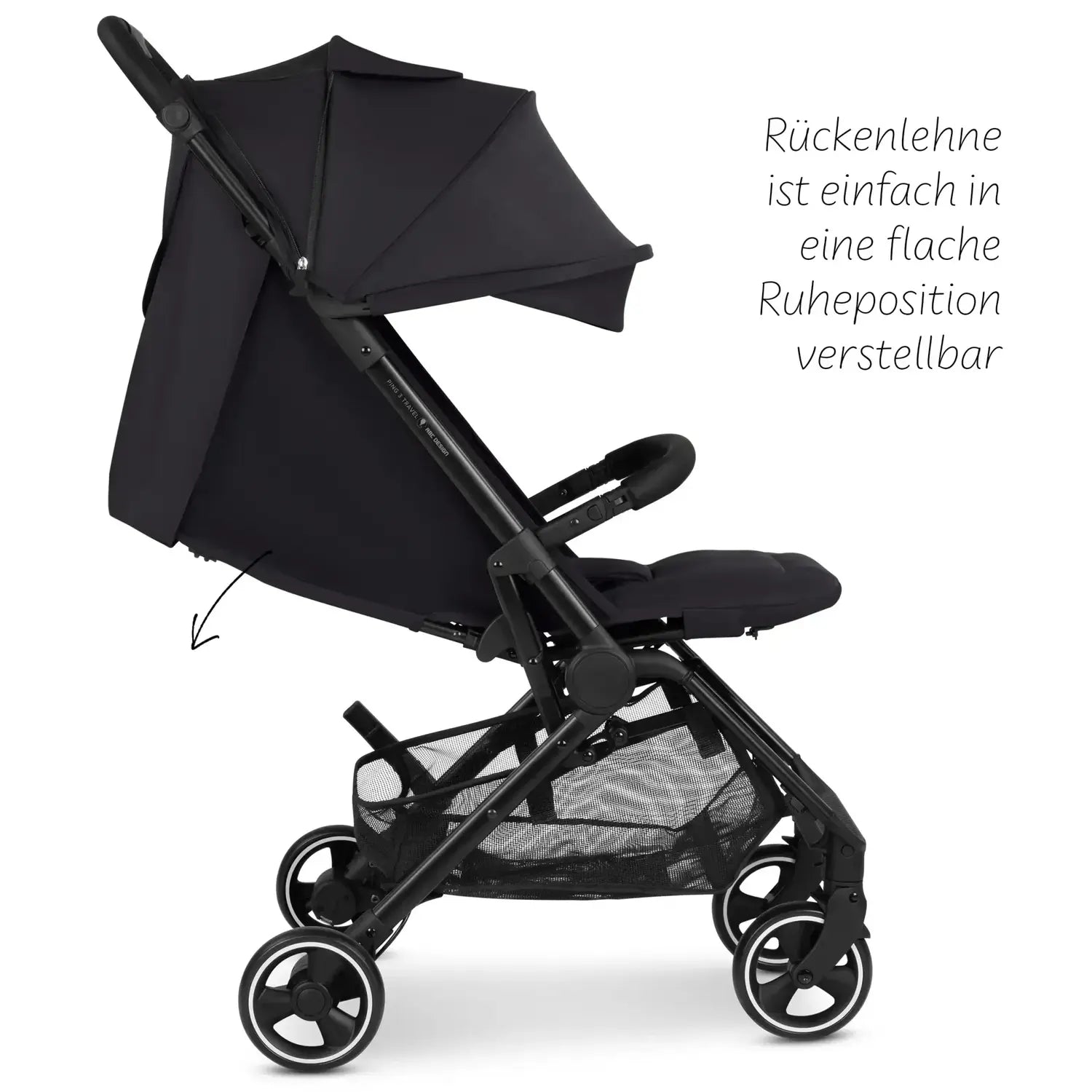 B-Ware Abc Design Reisebuggy Kinderwagen Buggy Ping 3 Travel Sitz Einheit Korb Coal - 4045875174247