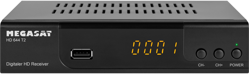 Megasat Receiver Empfänger Hd 644 T2 Dvb T2 Full Hd Fernsehempfangsgerät B-Ware - 4046173108408