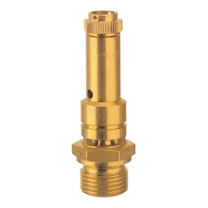 B-Ware Riegler Sicherheitsventil Ventil überdruckventil Messing G 1/2 Dn 8 16 Bar