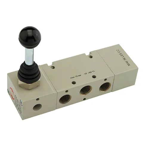 B-Ware Riegler Wegeventil Umschaltventil 5 3 Wegeventil G 1 4 Aluminium Mitte - 4047322096959