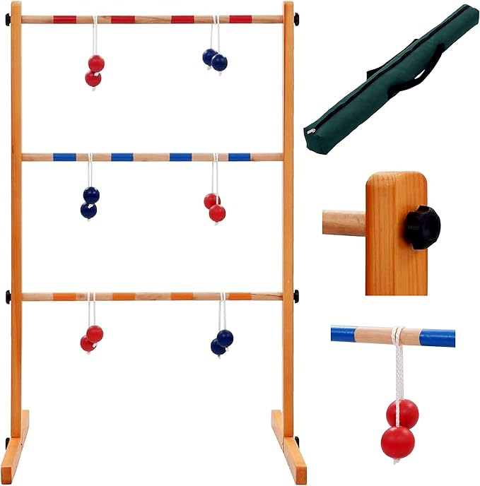 Izzy Leitergolf Leiterspiel Outdoor Holz Wurfspiel Kinder Familie Feier Spi478 B-Ware